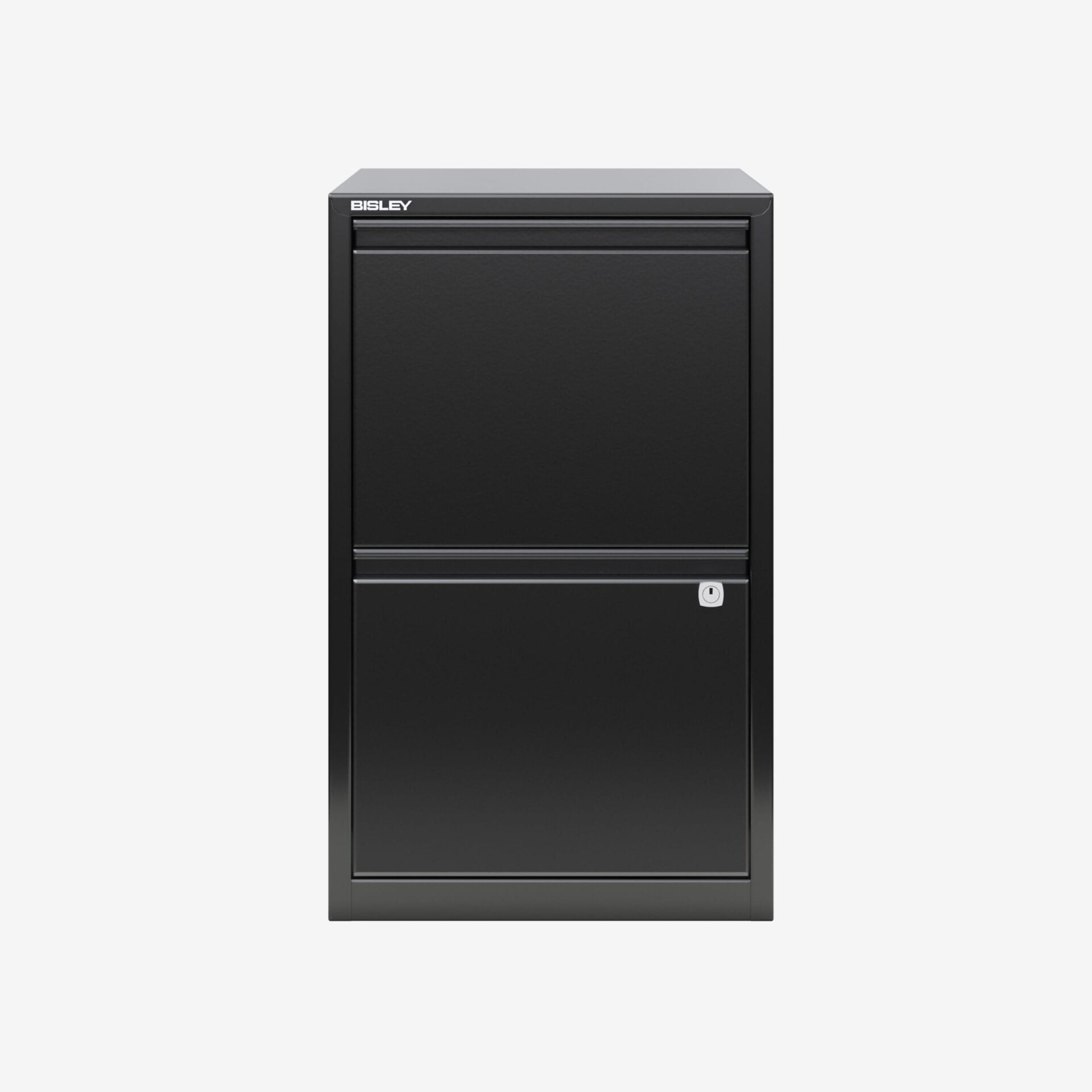 Wholesale 2 Drawer Home Filing Cabinet in Black | Bisley Direct