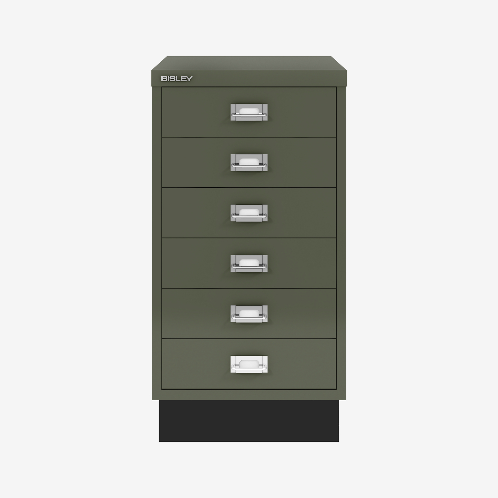 6-Drawer A3 Storage Drawer in Olive Green | MultiDrawer | Bisley Direct