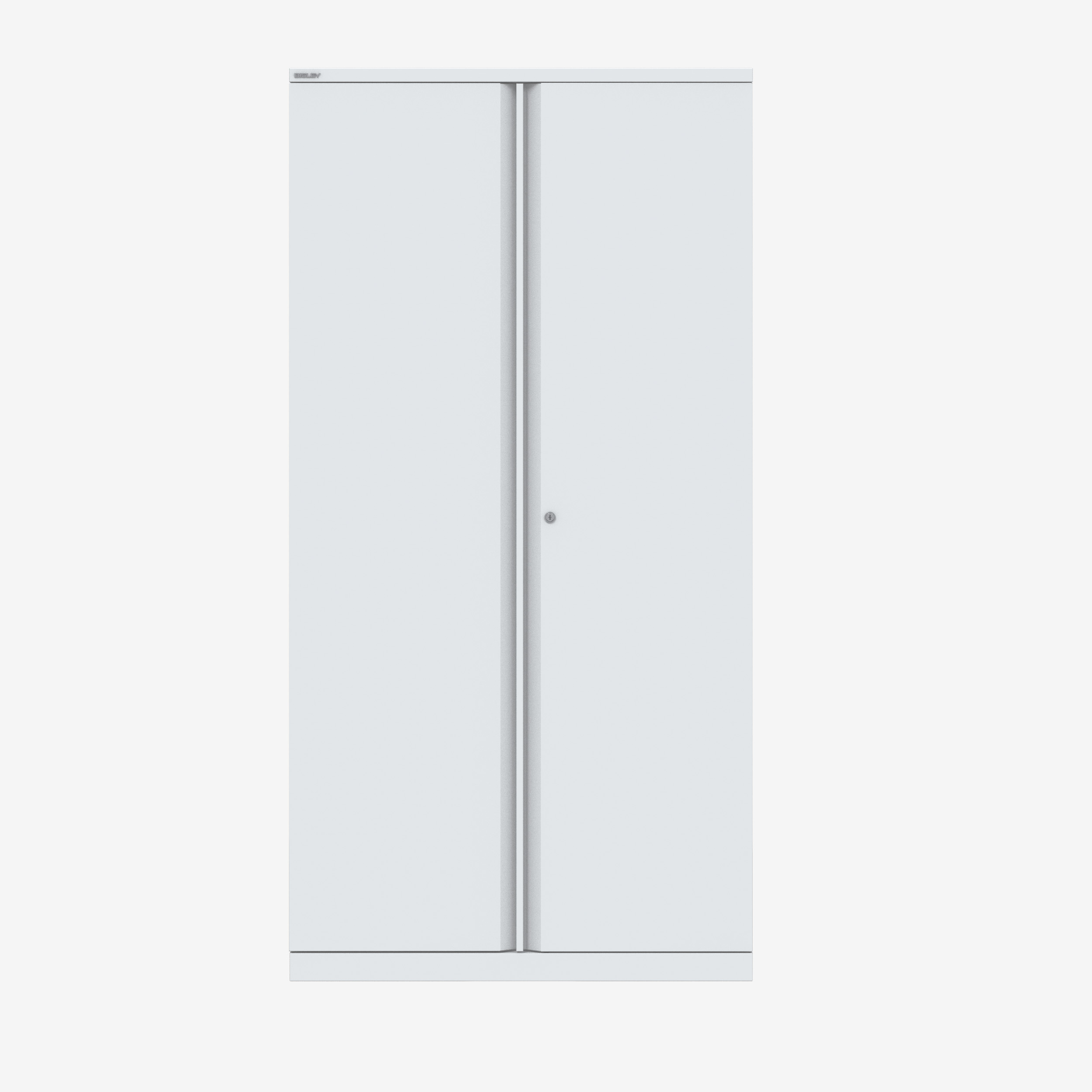 1970MM Tall Metal Office Cupboard in Chalk | Metal Lockable Cupboard