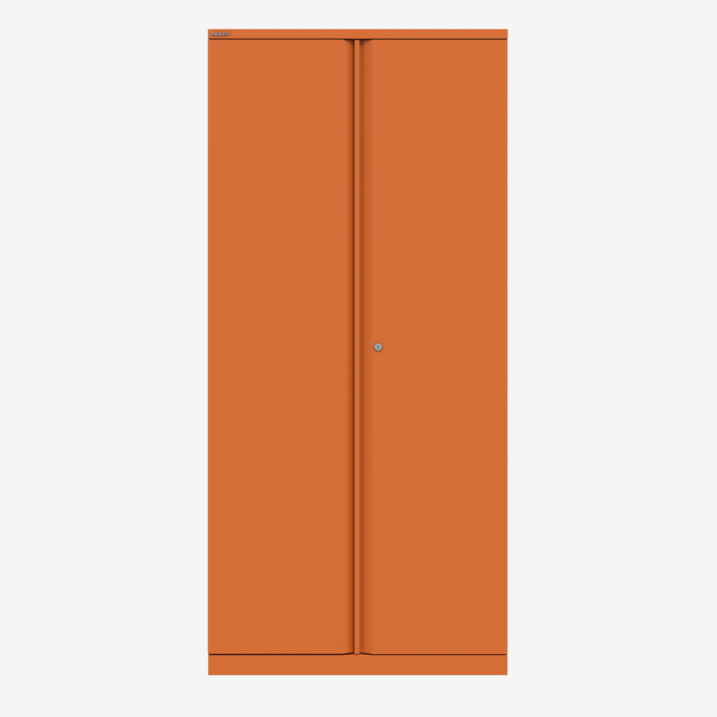 1970MM Tall Metal Office Cupboard in Orange | Metal Lockable Cupboard