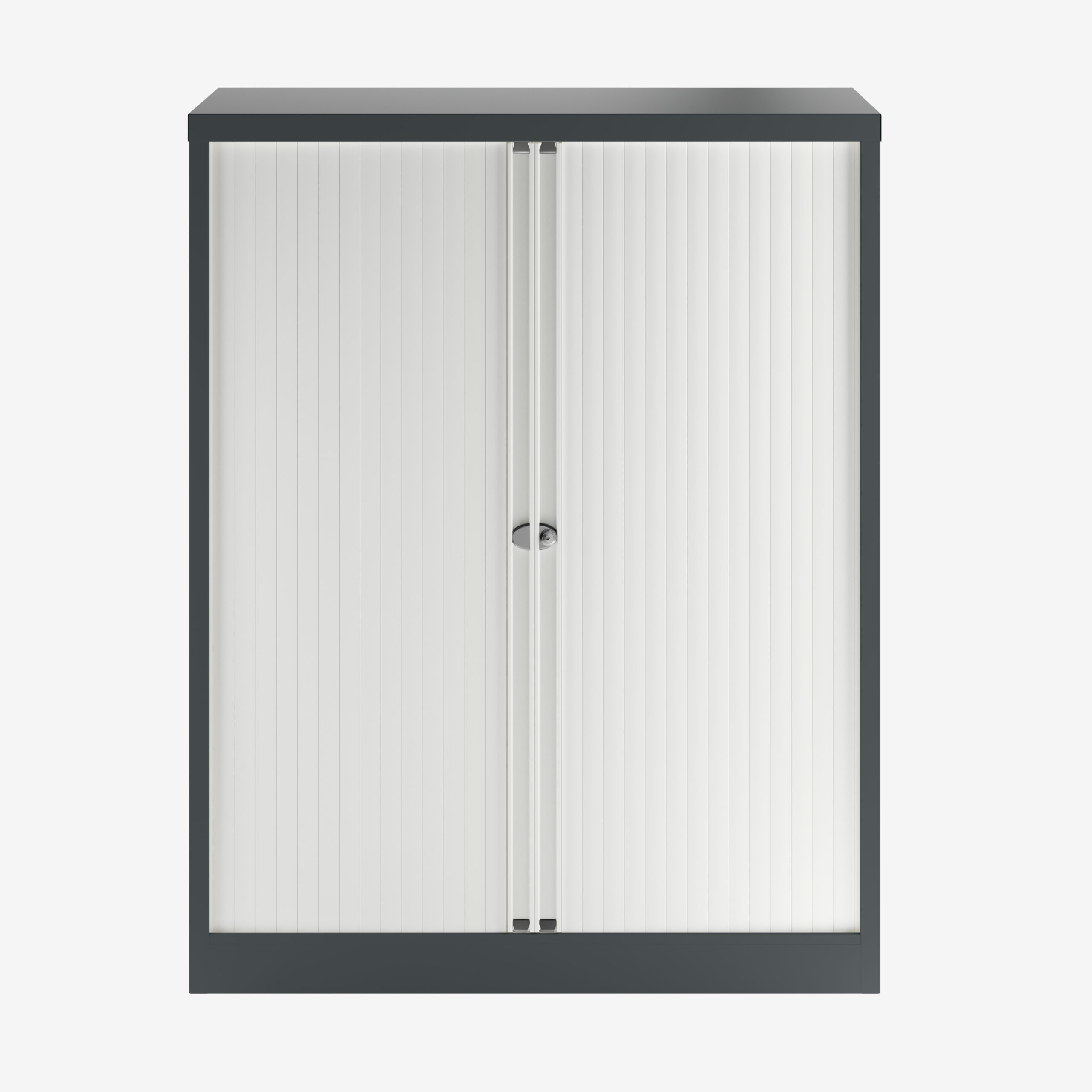1000MM Wide Bisley Steel Tambour Unit in Anthracite Grey | Bisley Direct