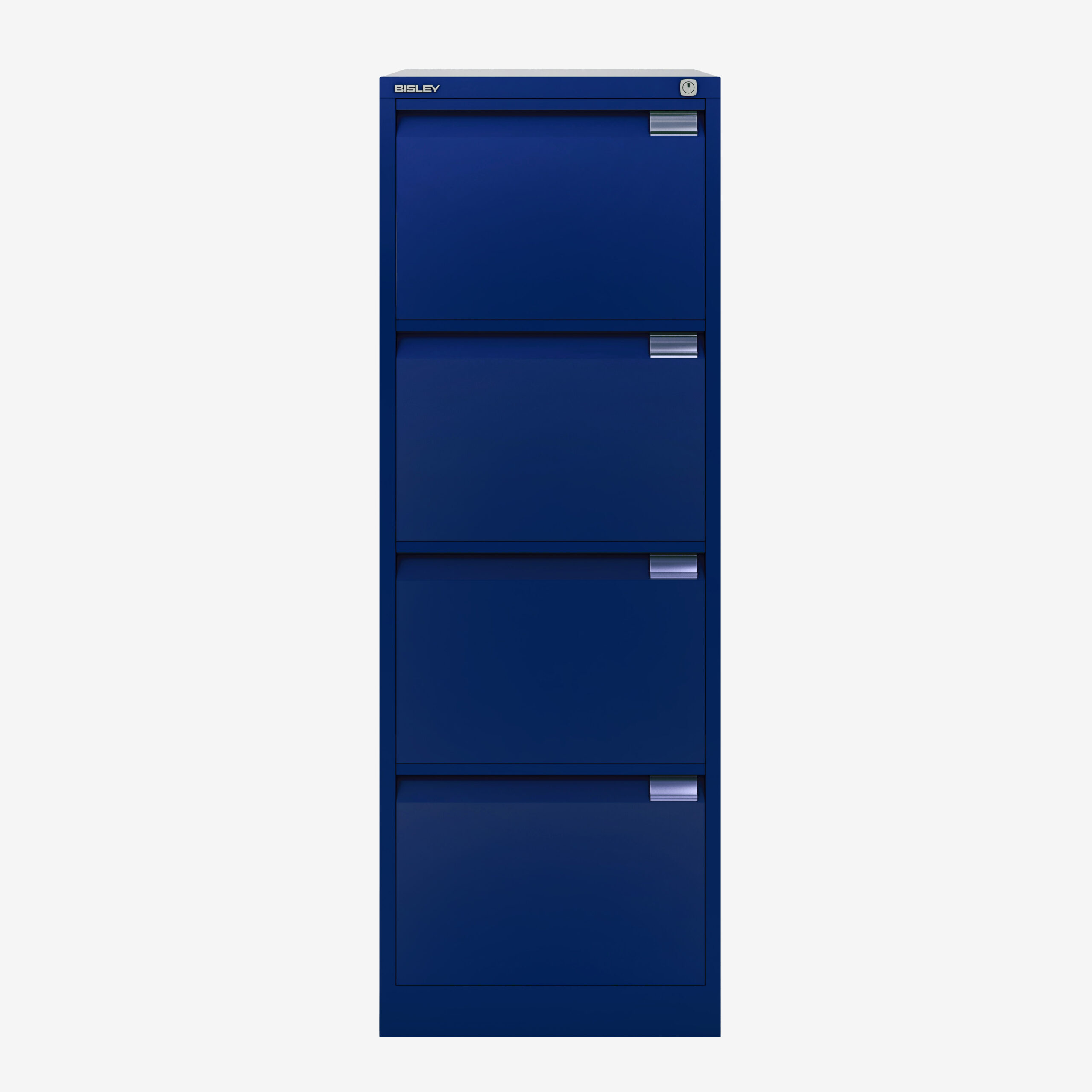 Wholesale Bisley 4 Drawer Filing Cabinet Foolscap in Oxford Blue