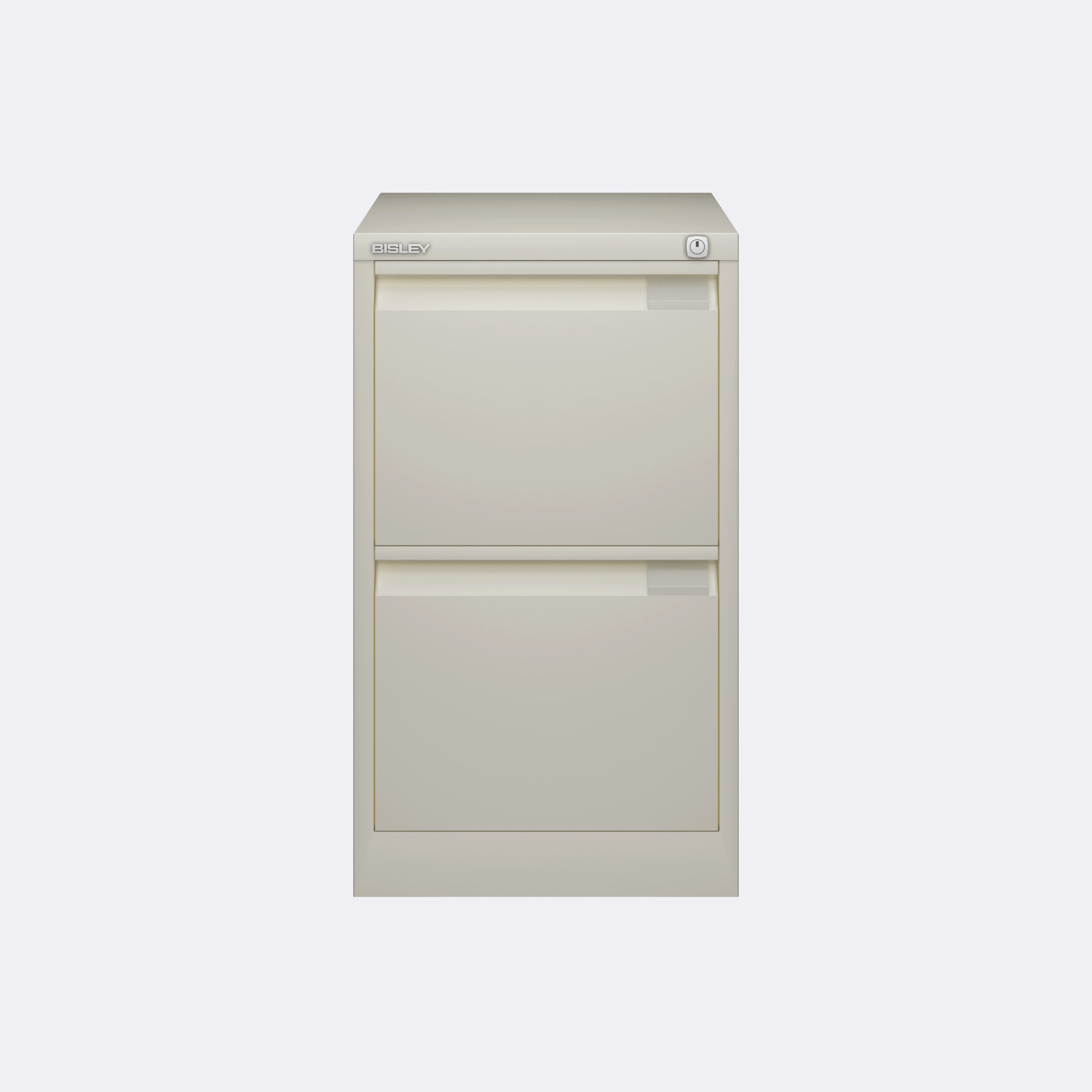 Wholesale Bisley A4 2 Drawer Filing Cabinet in Goose Grey | Bisley Direct
